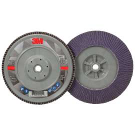 7100177902 Flap Disc 769F, 60+, T29 Quick Change, 7 in x 5/8 in-11, 5 ea/Case