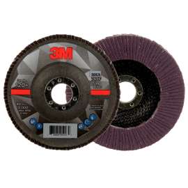 7100178088 Flap Disc 769F, 120+, T27, 5 in x 7/8 in, 10 ea/Case