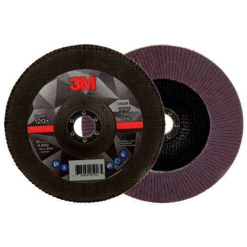 7100178090 Flap Disc 769F, 120+, T27, 7 in x 7/8 in, 5 ea/Case
