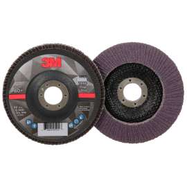 7100178123 Flap Disc 769F, 80+, T29, 5 in x 7/8 in, 10 ea/Case