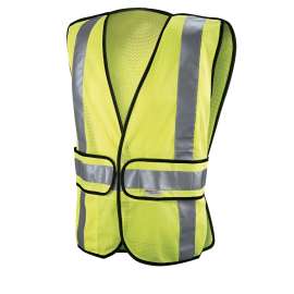 7100178483 94617-80030-PS Reflective Construction Safety Vest with 5 Point Tear Away, Class 2 , Hi-Viz Yellow, 94617-80030-PS, 5/cs
