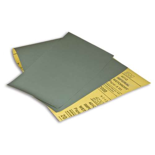 7100193662 Hookit™ Wetordry™ Paper Sheet 401Q, 2000 A-weight, 4-1/2 in x 5-1/2 in