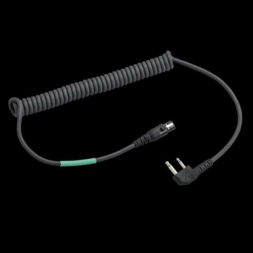 7100197556 FLX2-35 PELTOR™ FLX2 Cable FLX2-35, Icom 2-Pin Angled, 120 ea/Case