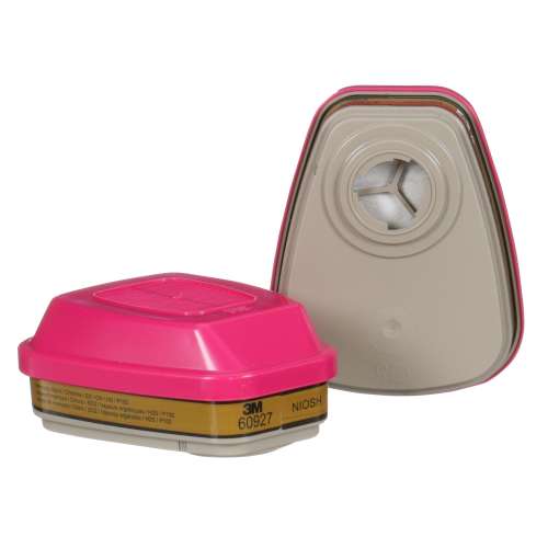 7100198708 60927 Mercury Vapor/Organic Vapor/Acid Gas Cartridge/Filter 60927, P100, 60 EA/Case