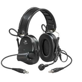 7100202858 MT20H682FB-19N SV PELTOR™ SWAT-TAC VI NIB Headset MT20H682FB-19N SV, Dual DL, Black, Headband w/ARC, 10 ea/Case, Restricted