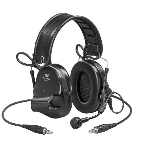 7100202858 MT20H682FB-19N SV PELTOR™ SWAT-TAC VI NIB Headset MT20H682FB-19N SV, Dual DL, Black, Headband w/ARC, 10 ea/Case, Restricted