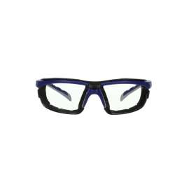 7100203183 S2001SGAF-BGR-F Solus™ 2000 Series, S2001SGAF-BGR-F, Gray/Blue-Green Temples, Scotchgard™ Anti-Fog Coating, Clear AF-AS lens,Foam Gskt 20ea/cs