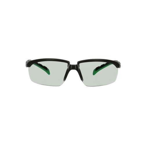 7100203187 S2017AS-BLK Solus™ 2000 Series, S2017AS-BLK, Black/Green Temples, IR 1.7 Gray Anti-Scratch lens, 20ea/cs