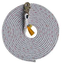 7100204290 1202794 DBI-SALA® Rope Lifeline with Snap Hook 1202794, 1 EA