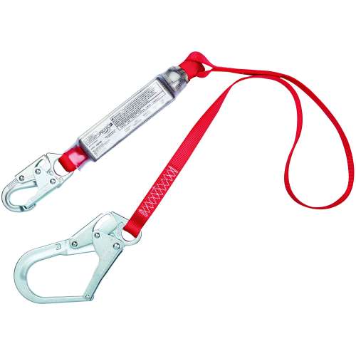 7100208178 1340125 Protecta® Shock Absorbing Lanyard 1340125, Rebar Hook, 6ft (1.8m)
