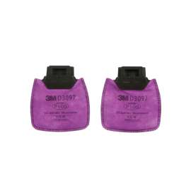 7100213150 D3097 Secure Click™ Particulate Filter P100 with Nuisance Level Organic Vapor Relief D3097, 100 ea/Case