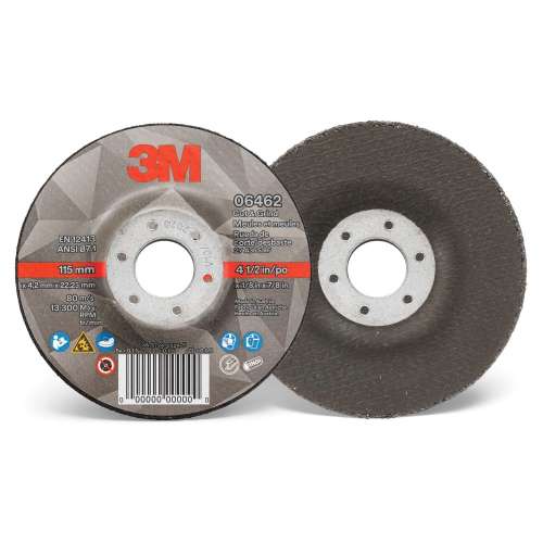 7100214084 Cut & Grind Wheel, 06462, 36+, T27, 4-1/2 in x 1/8 in x 7/8 in, 10/Carton, 20 ea/Case