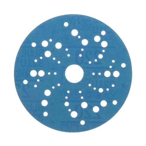 7100215957 Hookit™ Blue Abrasive Disc 321U, 36163, 5 in, 240 grade, Multi-hole, 50 discs per carton, 4 cartons per case