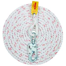 7100218794 1299998 PROTECTA® PRO™ Rope Lifeline with Snap Hook 1299998, 1 EA