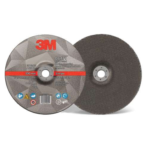 7100219186 Cut & Grind Wheel, 06471, 36+, T27, 9 in x 1/8 in x 7/8 in, 10/Carton, 20 ea/Case