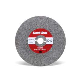 7100219760 Scotch-Brite™ EXL PRO Unitized Wheel, EX-UW, 8A Coarse, 4 in x 3.5 mm x 5/8 in, 20 ea/Case
