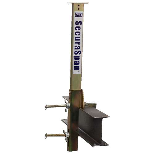7100220277 7400087 DBI-SALA® SecuraSpan™ Perpendicular I-Beam HLL Stanchion with Base7400087, Order Separately, 1 ea