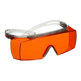 7100221021 SF3706AS-GRY SecureFit™ 3700 Series SF3706AS-GRY, Gray Temples, Orange OTG Anti-Scratch Lens, 10 ea/Case