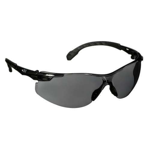 7100221210 S1502SGAF Solus™ 1000 Series, S1502SGAF, Black Temples, Scotchgard™ Anti-Fog Coating, Gray AF-AS lens, 20 ea/Case