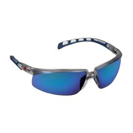 7100221706 S2008AS-CLR Solus™ 2000 Series, S2008AS-CLR, Clear/Blue Temples, Blue Mirror Anti-Scratch Lens, 20 ea/Case