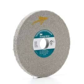 7100221756 Scotch-Brite™ EXL Deburring Convolute Wheel, XL-WL, 8S Fine, 4 in x 1-13/16 in x 1 in