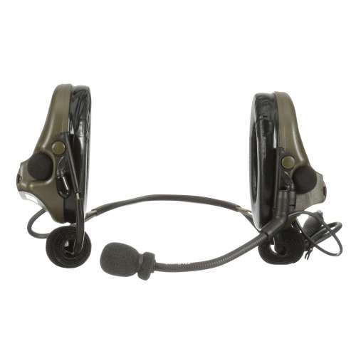 7100223421 MT20H682BB-47 GN PELTOR™ ComTac™ V Headset MT20H682BB-47 GN, Neckband, Single Lead,Standard Dynamic Mic, NATO Wiring, Green, 10 ea/Case