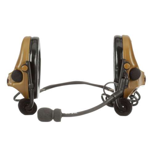 7100223423 MT20H682BB-47 CY PELTOR™ ComTac™ V Headset MT20H682BB-47 CY, Neckband, Single Lead,Standard Dynamic Mic, NATO Wiring, Coyote, 10 ea/Case