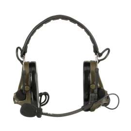 7100223424 MT20H682FB-19 GN PELTOR™ ComTac™ V Headset MT20H682FB-19 GN, Foldable, Dual Lead,Standard Dynamic Mic, NATO Wiring, Green, 10 ea/Case