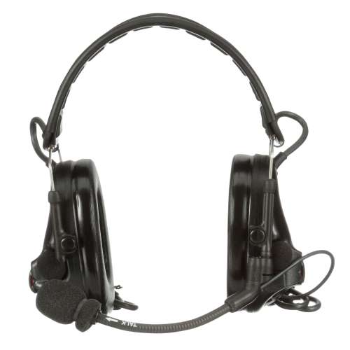 7100223425 MT20H682FB-19 SV PELTOR™ SwatTac V Headset MT20H682FB-19 SV, Foldable, Dual Lead, Standard Dynamic Mic, NATO Wiring, Black, 10 ea/Case
