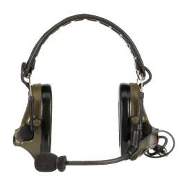 7100223431 MT20H682FB-47 GN PELTOR™ ComTac™ V Headset MT20H682FB-47 GN, Foldable, Single Lead, Standard Dynamic Mic, NATO Wiring, Green, 10 ea/Case