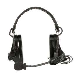 7100223432 MT20H682FB-47 SV PELTOR™ SwatTac V Headset MT20H682FB-47 SV, Foldable, Single Lead, Standard Dynamic Mic, NATO Wiring, Black, 10 ea/Case