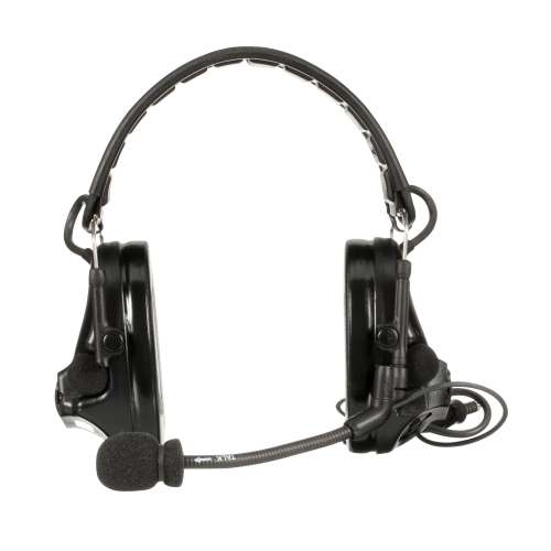 7100223432 MT20H682FB-47 SV PELTOR™ SwatTac V Headset MT20H682FB-47 SV, Foldable, Single Lead, Standard Dynamic Mic, NATO Wiring, Black, 10 ea/Case