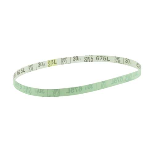 7100229798 Diamond Microfinishing Film Belt 675L, 30 Mic 5MIL, Green, 1/2 in x 64 in