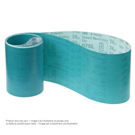 7100229800 Diamond Microfinishing Film Belt 675L, 74 Mic 6MIL, Teal, 1/2 in x 64 in