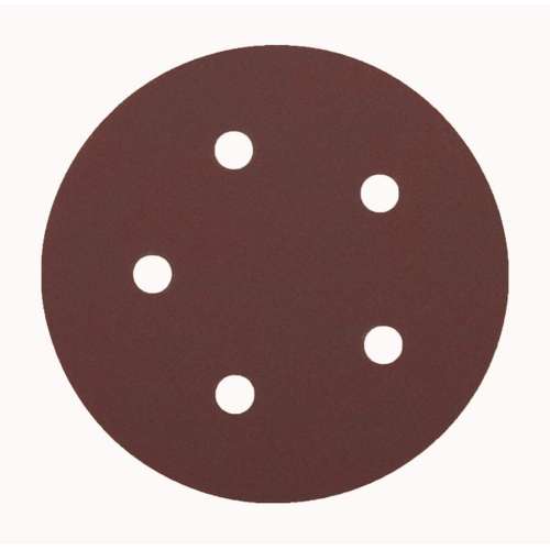 7100231033 Hookit™ Paper Disc 763U, P100 F-weight, 5 in x NH, D/F 5HL, Die 500FH