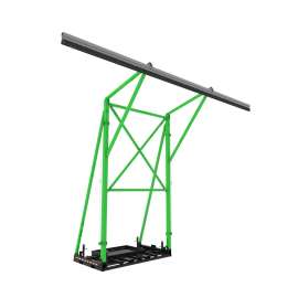 7100231966 8517760 DBI-SALA® Flexiguard™ Counterweight Rail Fixed Height Anchor Systemwithout Concrete 8517760, 2 User, 22 ft High, 32 ft Wide