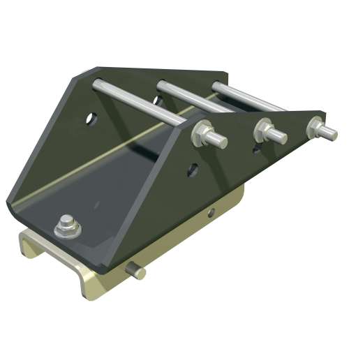 7100231979 8530260 DBI-SALA® Secondary Winch/SRL Mounting Bracket For Side Entry System 8530260