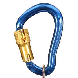 7100237098 2000025 DBI-SALA® Self-Closing/Locking Carabiner 2000025, Aluminum, Blue, 3/4 in Gate