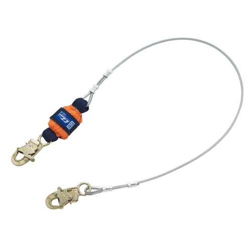 7100237552 1246066 DBI-SALA® EZ-Stop™ Leading Edge Cable Shock-Absorbing Lanyard 1246066, Orange, 6 ft