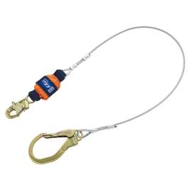 7100237570 1246261 DBI-SALA® EZ-Stop™ Leading Edge Cable Shock-Absorbing Lanyard 1246261, Orange, 6 ft