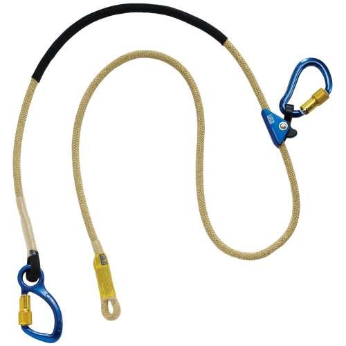 7100239629 1234083 DBI-SALA® Pole Climber's Adjustable Rope Positioning Lanyard for Electrical/Hot Work Use 1234083, 8 ft
