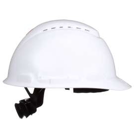 7100239984 H-701SFV-UV SecureFit™ Hard Hat H-701SFV-UV, White, Vented, 4-Point Pressure Diffusion Ratchet Suspension, with UVicator, 20 ea/Case