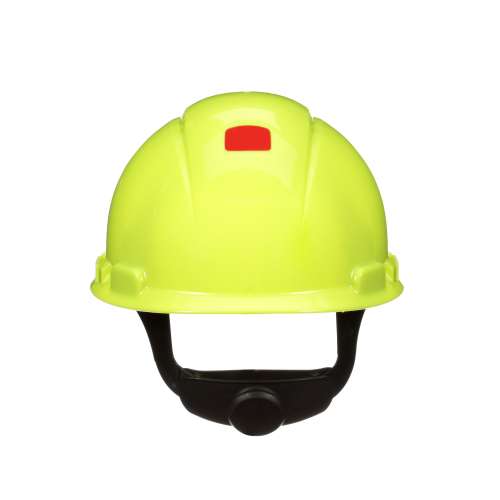 7100239991 H-709SFR-UV SecureFit™ Hard Hat H-709SFR-UV, Hi-Vis Yellow, 4-Point Pressure Diffusion Ratchet Suspension, with UVicator, 20 ea/Case