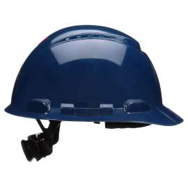 7100239996 H-710SFV-UV SecureFit™ Hard Hat H-710SFV-UV, Navy Blue, 4-Point Pressure Diffusion Ratchet Suspension, with UVicator, 20 ea/Case