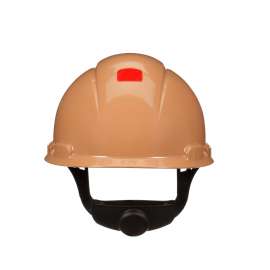 7100240006 H-711SFR-UV SecureFit™ Hard Hat H-711SFR-UV, Tan, 4-Point Pressure Diffusion Ratchet Suspension, with Uvicator, 20 ea/Case