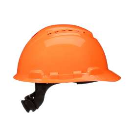 7100240008 H-706SFV-UV SecureFit™ Hard Hat H-706SFV-UV, Orange, Vented, 4-Point Pressure Diffusion Ratchet Suspension, with UVicator, 20 ea/Case