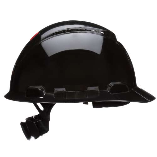 7100240011 H-712SFV-UV SecureFit™ Hard Hat H-712SFV-UV, Black, Vented, 4-Point Pressure Diffusion Ratchet Suspension, with Uvicator, 20 ea/Case