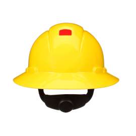 7100240029 H-802SFR-UV SecureFit™ Full Brim Hard Hat H-802SFR-UV, Yellow, 4-Point Pressure Diffusion Ratchet Suspension, with UVicator, 20 ea/Case