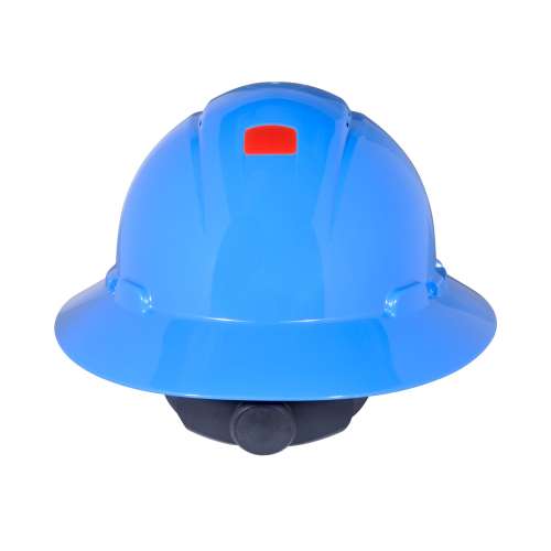 7100240030 H-803SFR-UV SecureFit™ Full Brim Hard Hat H-803SFR-UV, Blue, 4-Point Pressure Diffusion Ratchet Suspension, with UVicator, 20 ea/Case