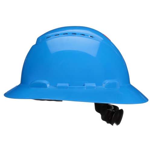 7100240031 H-803SFV-UV SecureFit™ Full Brim Hard Hat H-803SFV-UV, Blue, Vented, 4-Point Pressure Diffusion Ratchet Suspension, with UVicator, 20ea/CS